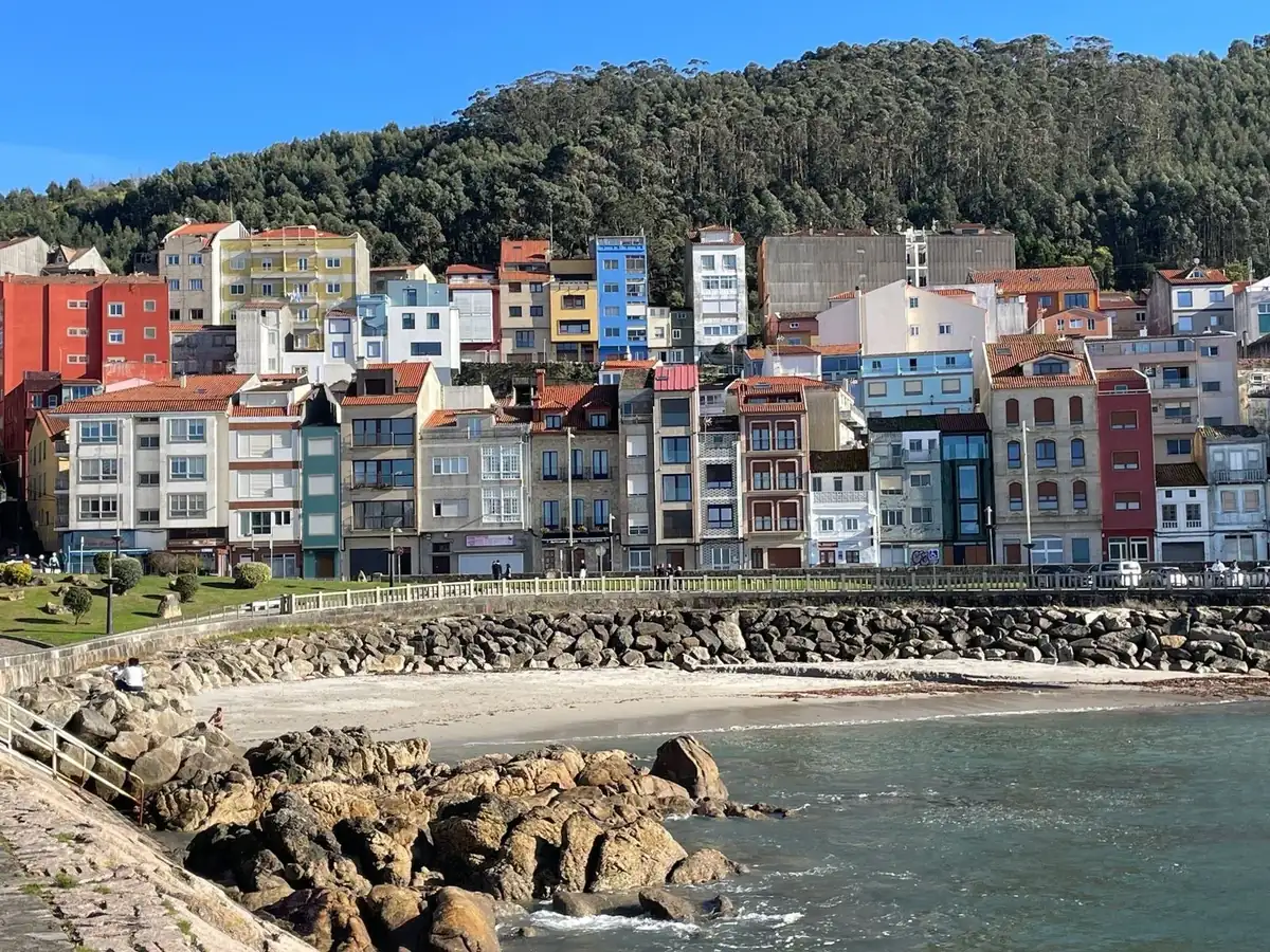 The harbour and town of A Guarda